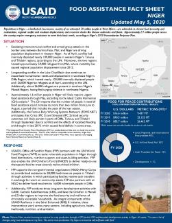 Food Assistance Fact Sheet - Niger