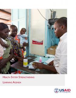 Health Systems Strengthening Learning Agenda cover image
