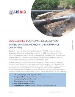 USAID WASH-FIN Fact Sheet