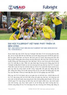 Đại học Fulbright Việt Nam: Bền vững và Phát triển