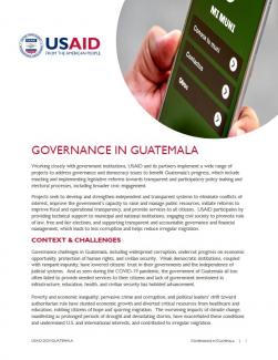 Governance Guatemala fact sheet