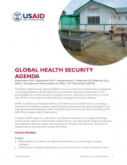 Global Health Security Agenda Program