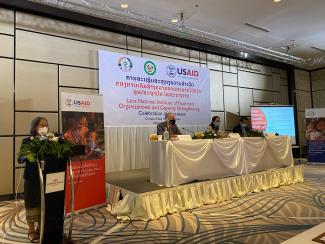 USAID and MOH Celebrate the success of the Laos National Institute of Nutrition (NIN) Organizational Capacity and Strengthening Project