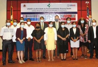 U.S. and Government of Timor-Leste officials launch the USAID Health System Sustainability activity in Dili. 