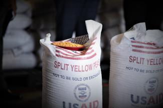These funds will ultimately help maintain critical food assistance to refugees here in Tanzania. The contribution comprises $6 million in cash for commodity procurements in the local market, and $2 million of in-kind assistance in the form of yellow split peas.