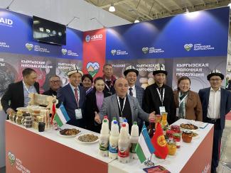 kyrgyz delegation at uzagroexpo