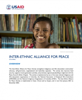 Inter-Ethnic Alliance for Peace Fact Sheet