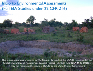Intro to Environmental Assessments
