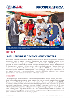 Kenya Small Business Development Centers cover