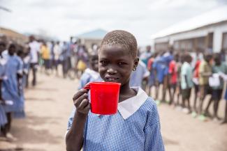 Girl at Kakuma Refugee Camp in Kenya