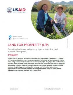 Fact Sheet Land for Prosperity