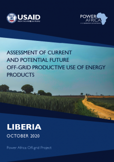 Liberia PUE Assessment Cover