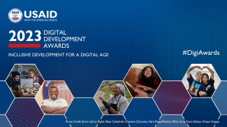 Banner for 2023 Digital Development Awards