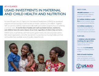 USAID Investments in Maternal and Child Health and Nutrition