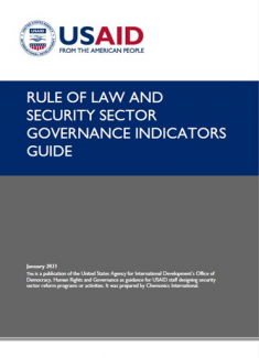 Rule of Law and Security Sector Governance Indicators Guide