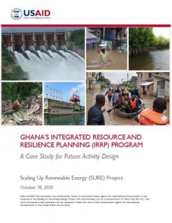 Ghana’s Integrated Resource and Resilience Plan (IRRP) Program