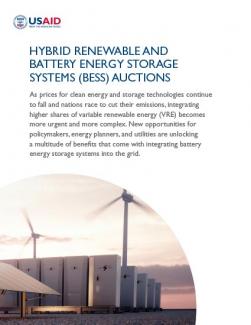 Hybrid Renewable and Battery Energy Storage Systems Auctions