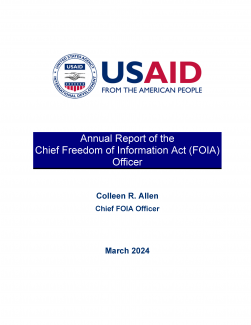 Chief FOIA Officer's Report - FY 2023