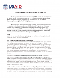 Transforming the Workforce, FY 2022