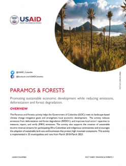 Fact Sheet Paramos and Forests Activity