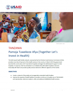 Pamoja Tuwekeze Afya (Together Let's Invest in Health)