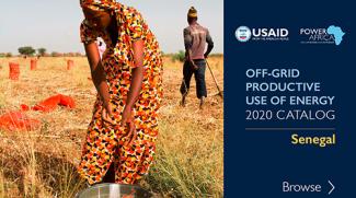 Power Africa Off-grid Productive Use of Energy Catalog Senegal Cover