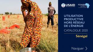 Power Africa Off-grid Productive Use of Energy Catalog - Senegal (French) Cover