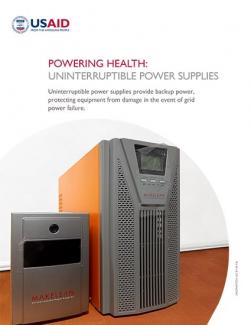 Powering Health: Uninterruptible Power Supplies