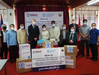 USAID and FAO Handover Personal Protective Equipment to the Department of Livestock and Fisheries to Ensure Safety of Veterinarians and Animal Health Workers