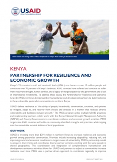 Partnership for Resilience and Economic Growth cover