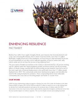 Resilience Burkina Faso Factsheet Cover