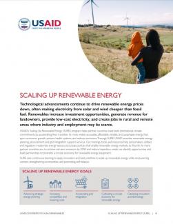Scaling Up Renewable Energy Fact Sheet Thumbnail
