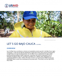 Let's go Bajo Cauca Fact Sheet