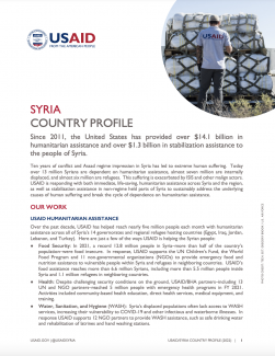 Syria Country Profile 2022