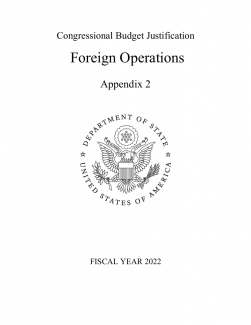 FY 2022 Congressional Budget Justification - Appendix 2