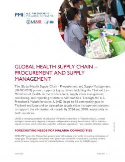 The Global Health Supply Chain - Procurement and Supply Management (GHSC-PSM) 