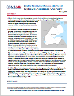 USAID-BHA Djibouti Assistance Overview - February 2023