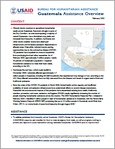 USAID-BHA Guatemala Assistance Overview - February 2023