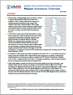 USAID-BHA Malawi Assistance Overview - March 2024