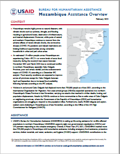 USAID-BHA Mozambique Assistance Overview - February 2022