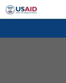 a generic cover page with the USAID logo