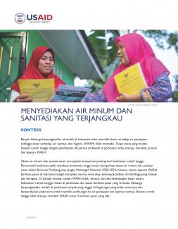 USAID IUWASH Pasar - Indonesian Fact Sheet 2023