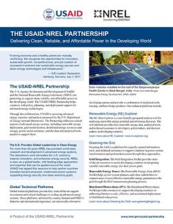 The USAID-NREL Partnership