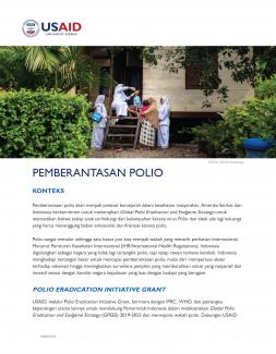 USAID Polio Eradication Fact Sheet 2023 Indonesian