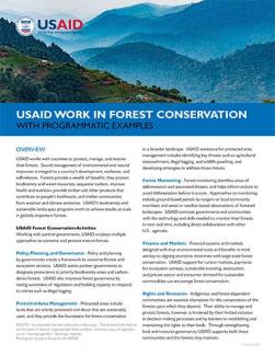 USAID Work in Forest Conservation