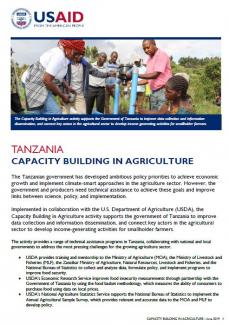 Capacity Building in Agriculture - Fact Sheet