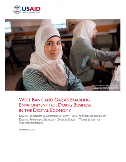 West Bank and Gaza’s Enabling Environment for Doing Business in the Digital Economy - Report
