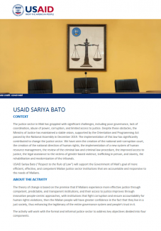 USAID Sariya Bato - Respect to the Rule of Law 