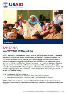 Wanawake Wanaweza ("Women Can")