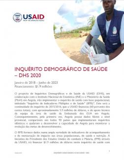 INQUÉRITO DEMOGRÁFICO DE SAÚDE – DHS 2020 